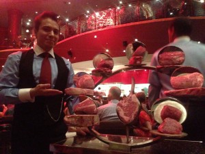 Gordon Ramsay Steak - wheel of steaks