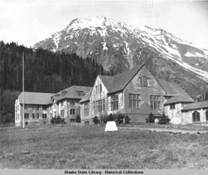 The Jesse Lee Home in Seward, Alaska - worried about Japanese invasion the home was camouflaged 